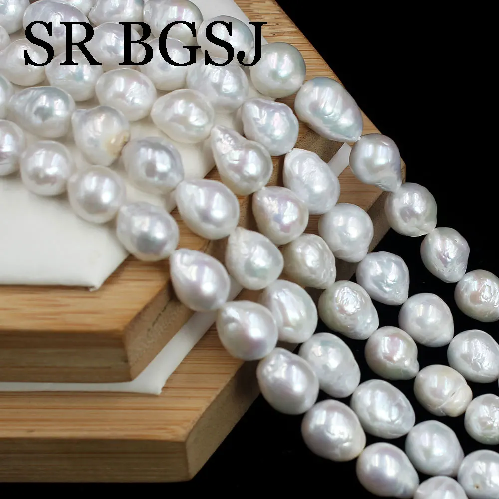 10x12mm Wholesale Shinning Drop Baroque Edison White Freshwater Pearl Jewelry Making Beads Strand 15"
10x12mm Wholesale Shinning Drop Baroque Edison White Freshwater Pearl Jewelry Making Beads Strand 15"