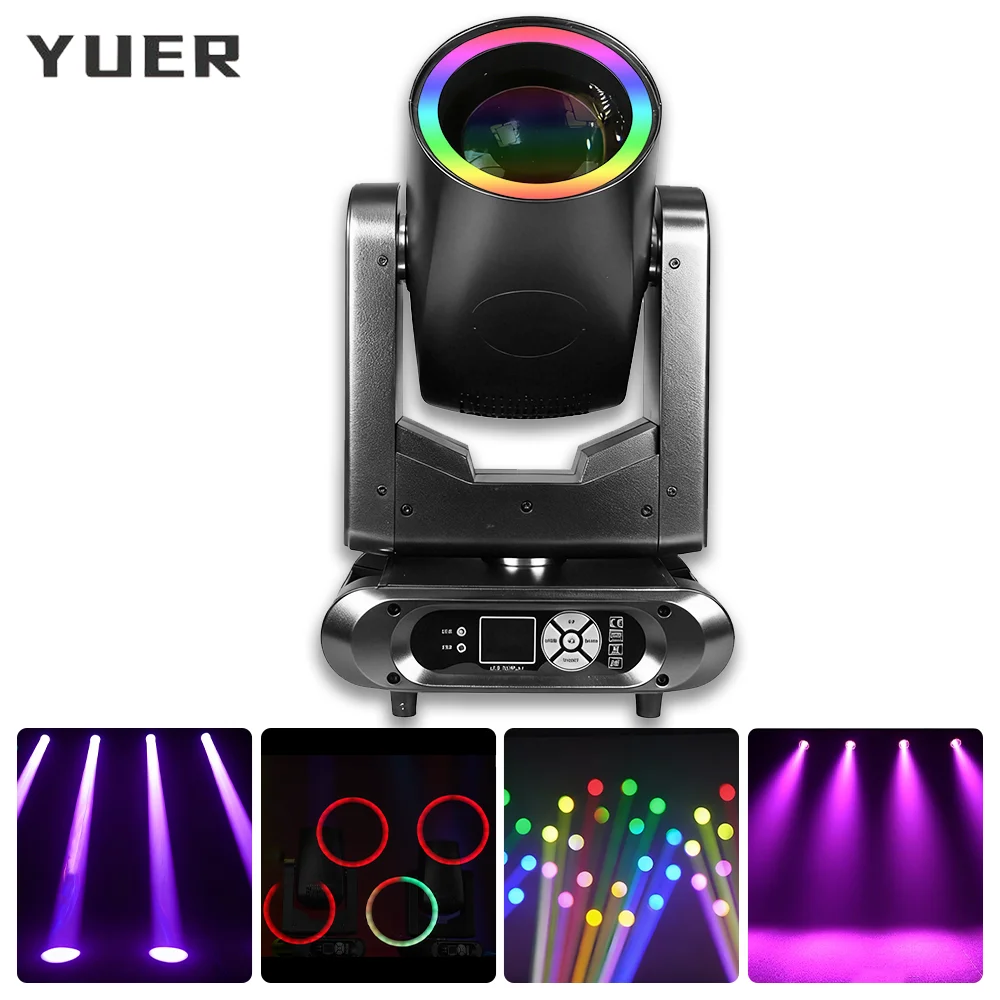 LED 300W Beam Moving Head Light With Ring Gobos Rotation Prism Rainbow Focus Spot Strobe Effect DMX512 For DJ Disco
LED 300W Beam Moving Head Light With Ring Gobos Rotation Prism Rainbow Focus Spot Strobe Effect DMX512 For DJ Disco