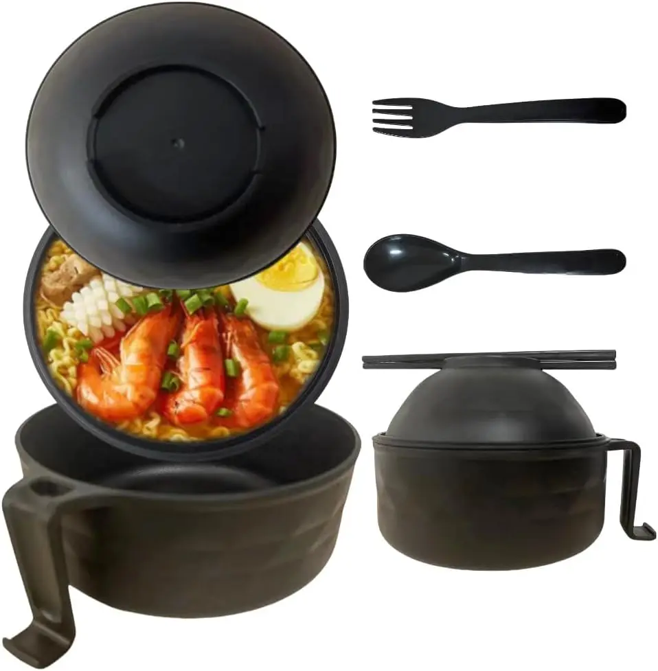 Microwave Ramen Bowl Wheat Fiber Instant Noodle Bowl with Phone Holder Portable Ramen Cooker
Microwave Ramen Bowl Wheat Fiber Instant Noodle Bowl with Phone Holder Portable Ramen Cooker