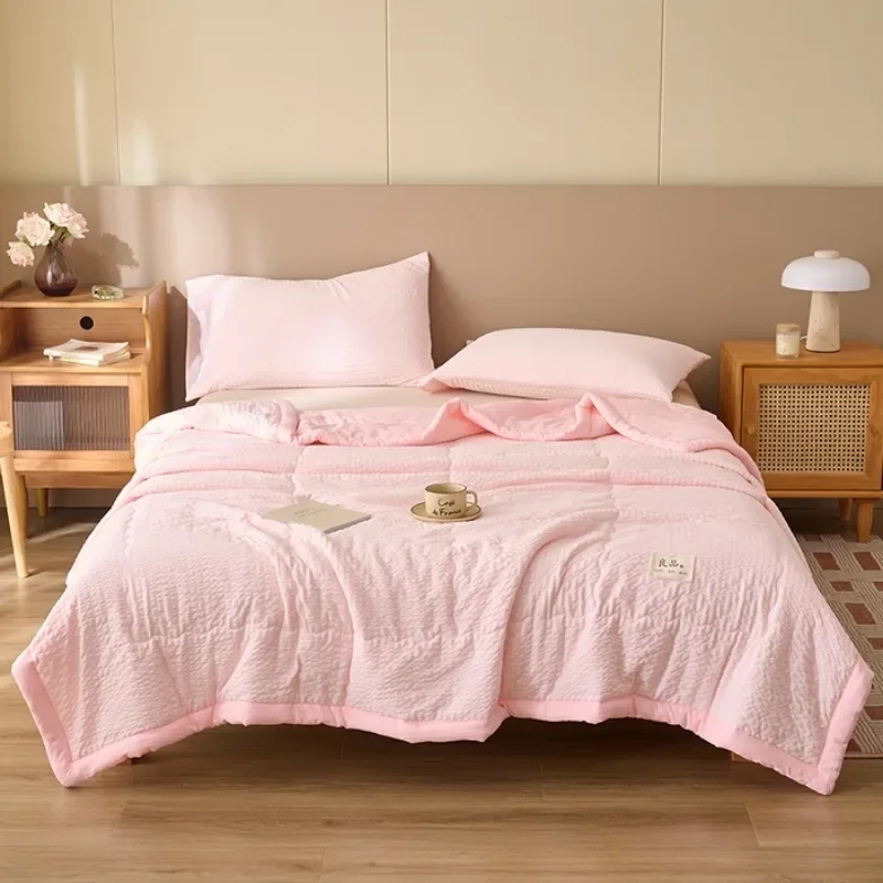 2025 new washed cotton bubble summer quilt washed jacquard summer quilt for summer air-conditioned house single piece quilt
2025 new washed cotton bubble summer quilt washed jacquard summer quilt for summer air-conditioned house single piece quilt