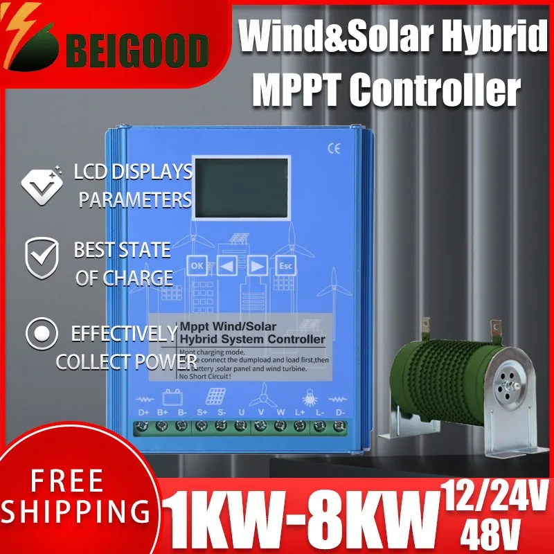 ЖК-дисплей для Home12V, 24 В, 48 В, 5000 Вт, 8000 Вт, 10 кВт, гибридный контроллер Wind Solar, цифровая интеллектуальная система контроля MPPT
ЖК-дисплей для Home12V, 24 В, 48 В, 5000 Вт, 8000 Вт, 10 кВт, гибридный контроллер Wind Solar, цифровая интеллектуальная система контроля MPPT