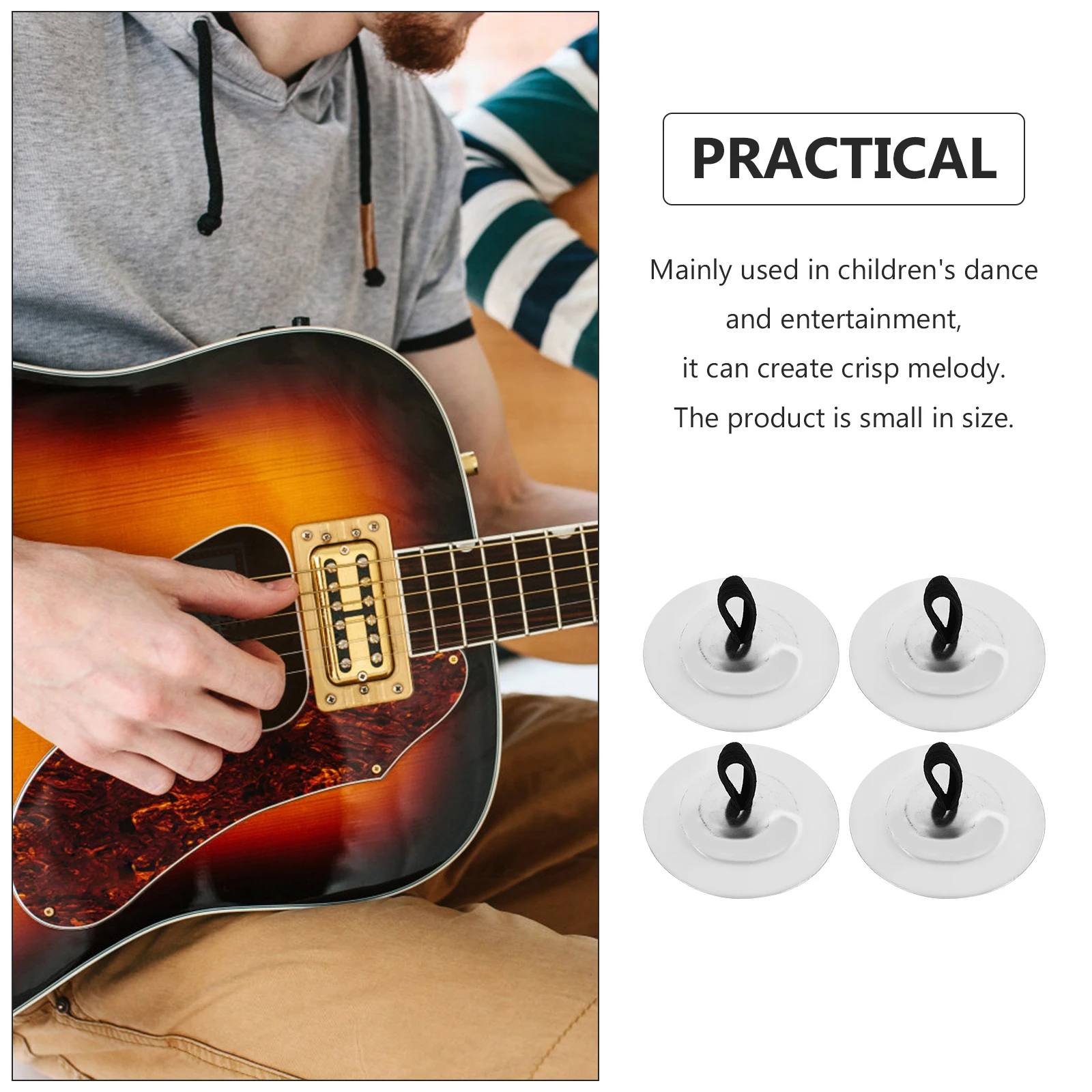 10 Pcs Copper Cymbals Finger Dancing Accessories Kids Rhythm Instruments Mini Musical Melody Entertainment Practical
10 Pcs Copper Cymbals Finger Dancing Accessories Kids Rhythm Instruments Mini Musical Melody Entertainment Practical