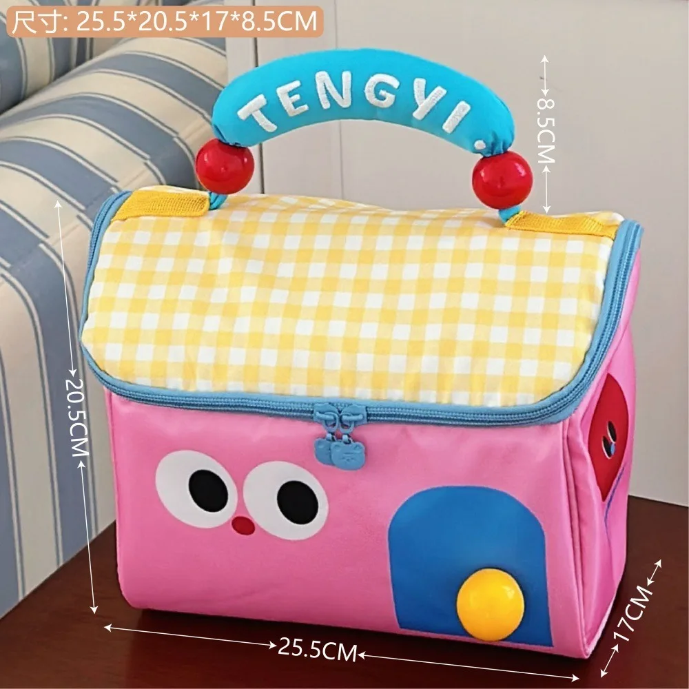 Nylon Handheld Makeup Bag Cartoon Clutch Bag Skincare Storage Bag Large Capacity Waterproof House Shape Cosmetic Bag Travel
Nylon Handheld Makeup Bag Cartoon Clutch Bag Skincare Storage Bag Large Capacity Waterproof House Shape Cosmetic Bag Travel