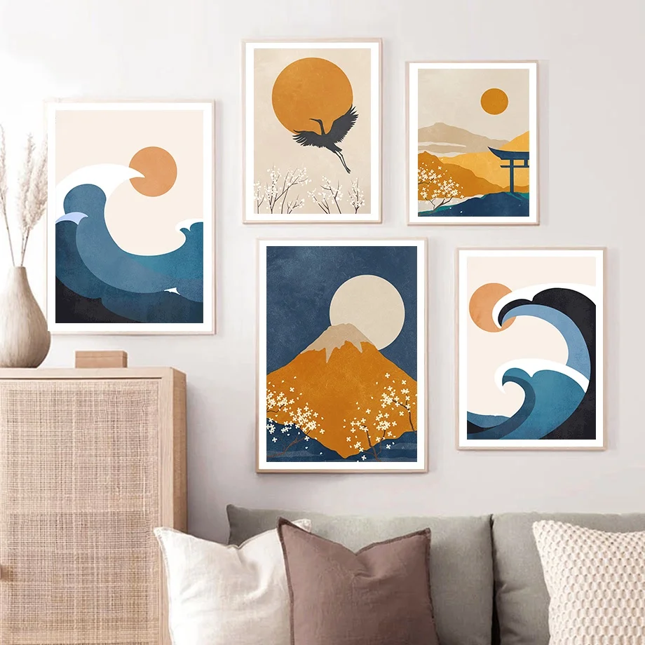 Mount Fuji Waves Crane Flower Line Face Wall Art Canvas Painting Nordic Posters And Prints Wall Pictures For Living Room Decor
Mount Fuji Waves Crane Flower Line Face Wall Art Canvas Painting Nordic Posters And Prints Wall Pictures For Living Room Decor