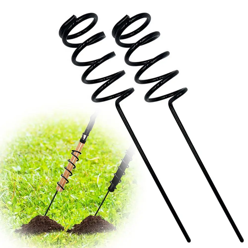 2Pcs Spiral Fishing Rod Holder Heavy Duty Insert Ground Fishing Pole Stand For Bank Lakes Streams 
2Pcs Spiral Fishing Rod Holder Heavy Duty Insert Ground Fishing Pole Stand For Bank Lakes Streams