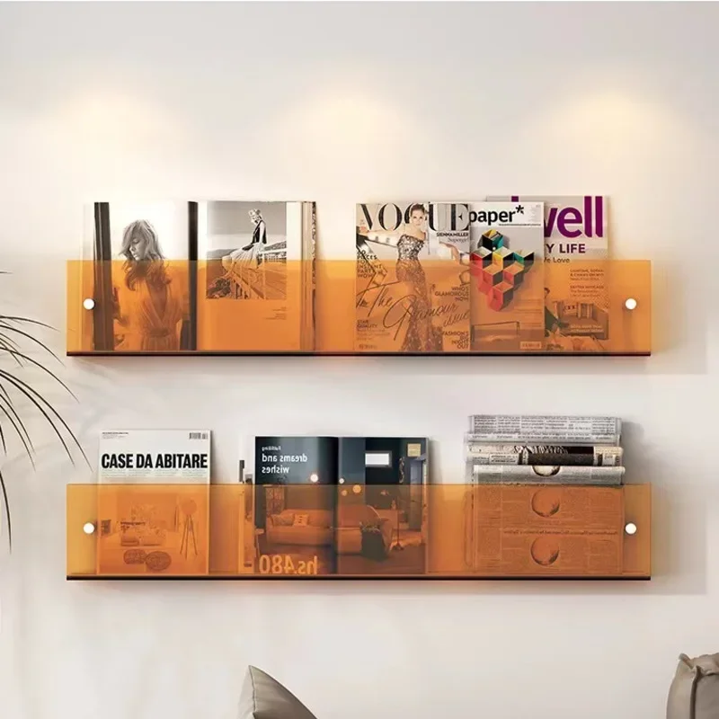 Acrylic Wall-Mounted Storage Rack Creative Magazine and Book Holder Ideal for Children's Room Organization
Acrylic Wall-Mounted Storage Rack Creative Magazine and Book Holder Ideal for Children's Room Organization