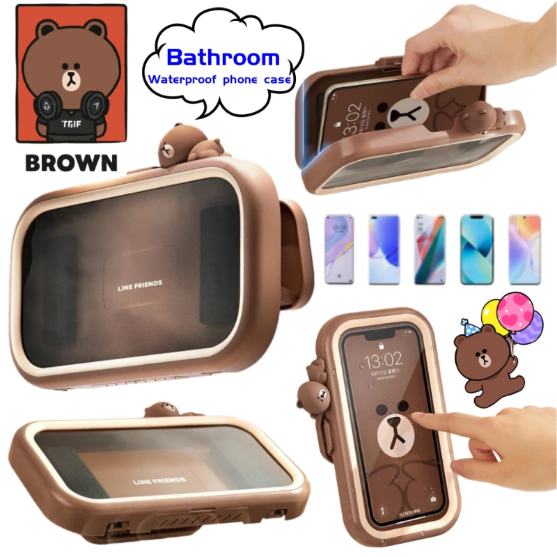 Новая коричневая водонепроницаемая подставка для телефона Sally Choco Cony Cartoon Cute с защитой от запотевания, вращающаяся, для ванной и кухни
Новая коричневая водонепроницаемая подставка для телефона Sally Choco Cony Cartoon Cute с защитой от запотевания, вращающаяся, для ванной и кухни