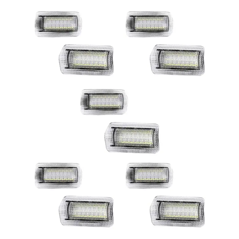 Оригинальные светодиодные лампочки для дверей (10 шт.) для Toyota Land Cruiser 200 Series, 150 Series, Prado MK4 J150, Lexus ES240, IS250, белые
Оригинальные светодиодные лампочки для дверей (10 шт.) для Toyota Land Cruiser 200 Series, 150 Series, Prado MK4 J150, Lexus ES240, IS250, белые