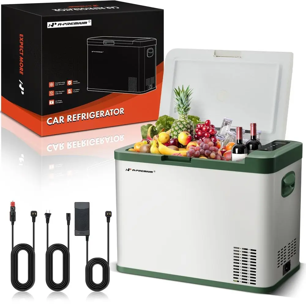 12 Volt Refrigerator 37QT 34.9L Portable Car Fridge Cooler, 4F68F Portable Freezer Fast Cooling with 12 24V DC amp 110 240V AC
12 Volt Refrigerator 37QT 34.9L Portable Car Fridge Cooler, 4F68F Portable Freezer Fast Cooling with 12 24V DC amp 110 240V AC