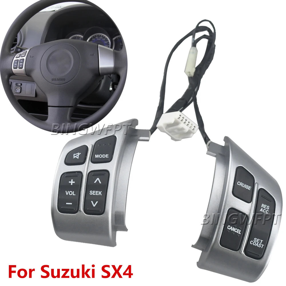 Автомобильные переключатели для SUZUKI SX4 1,8 1,6 2009 2010 2012 2013 кнопки рулевого колеса круиз-переключатель аксессуары
Автомобильные переключатели для SUZUKI SX4 1,8 1,6 2009 2010 2012 2013 кнопки рулевого колеса круиз-переключатель аксессуары