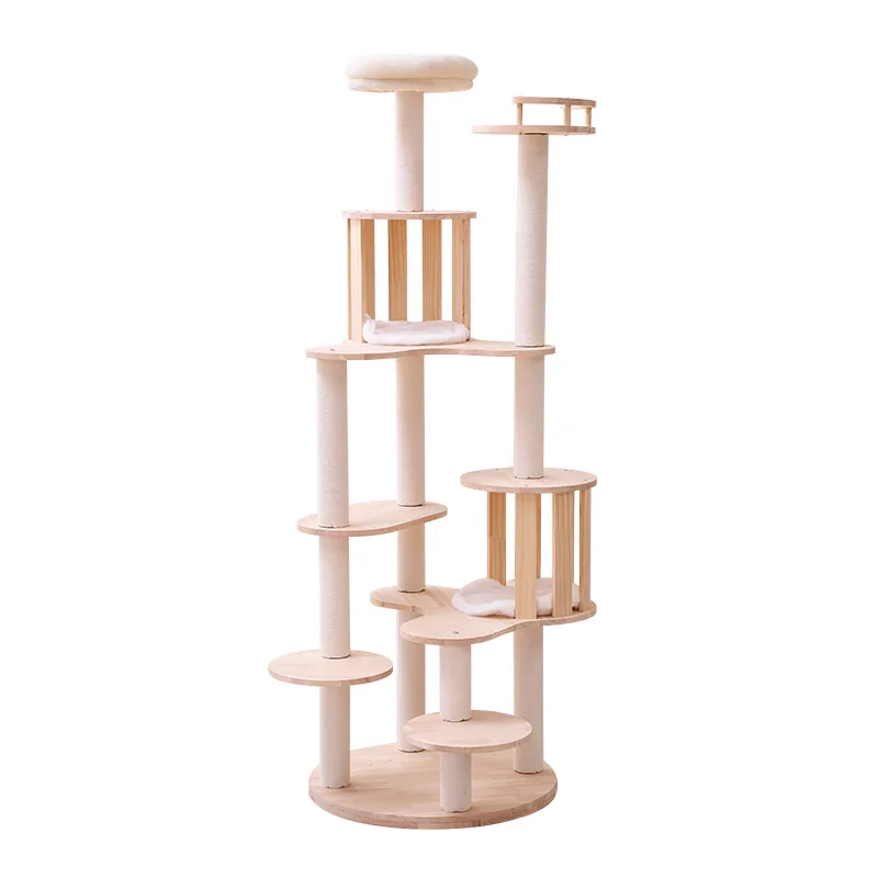 Solid wood cat climbing frame Multi-layer luxury cat toy Space capsule scratching column Special solid cat climbing
Solid wood cat climbing frame Multi-layer luxury cat toy Space capsule scratching column Special solid cat climbing