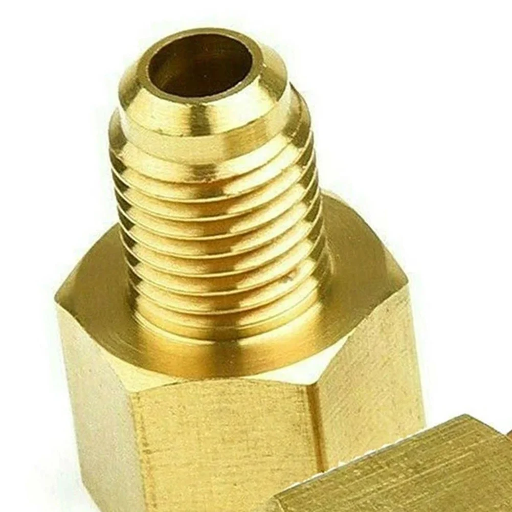4PCS For R134a To R12 Fitting Adapter Kit 1/4 Female Flare 1/2 Acme Male Valve For Car A/C Repair Tool Brass Connector
4PCS For R134a To R12 Fitting Adapter Kit 1/4 Female Flare 1/2 Acme Male Valve For Car A/C Repair Tool Brass Connector