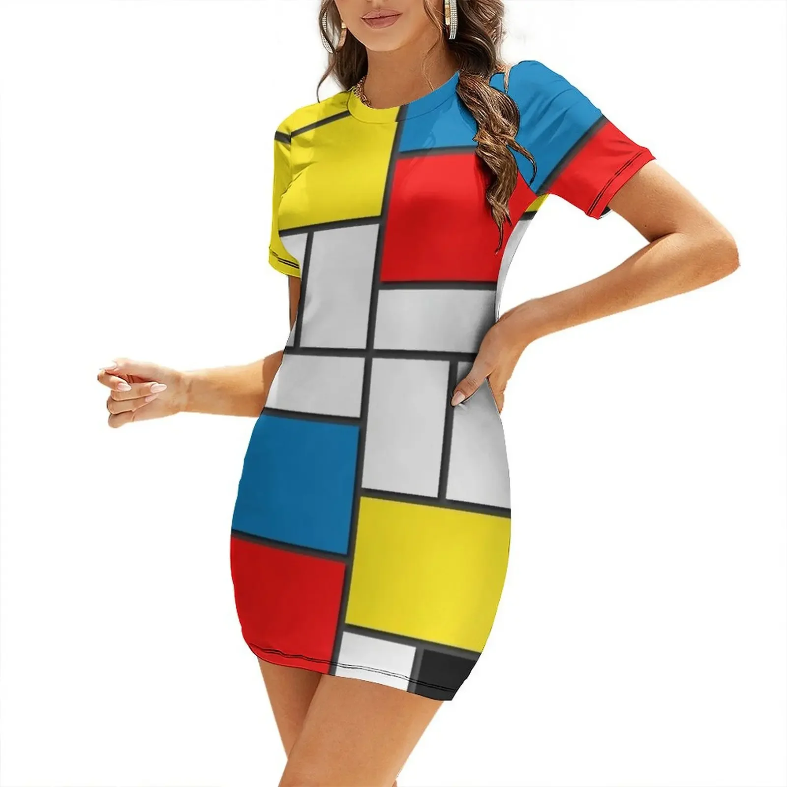 Piet Mondrian - Tableau Neo Plastic Short-Sleeved Dress Dresses Woman fashion Dress woman Dress
Piet Mondrian - Tableau Neo Plastic Short-Sleeved Dress Dresses Woman fashion Dress woman Dress