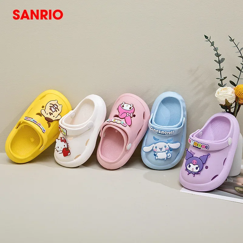 Sanrio Kids Slippers for Girl Eva Hello Kitty Shoes Kawaii Beach Summer House Slippers Indoor Non-slip Cute Toddler Girls Sandal
Sanrio Kids Slippers for Girl Eva Hello Kitty Shoes Kawaii Beach Summer House Slippers Indoor Non-slip Cute Toddler Girls Sandal