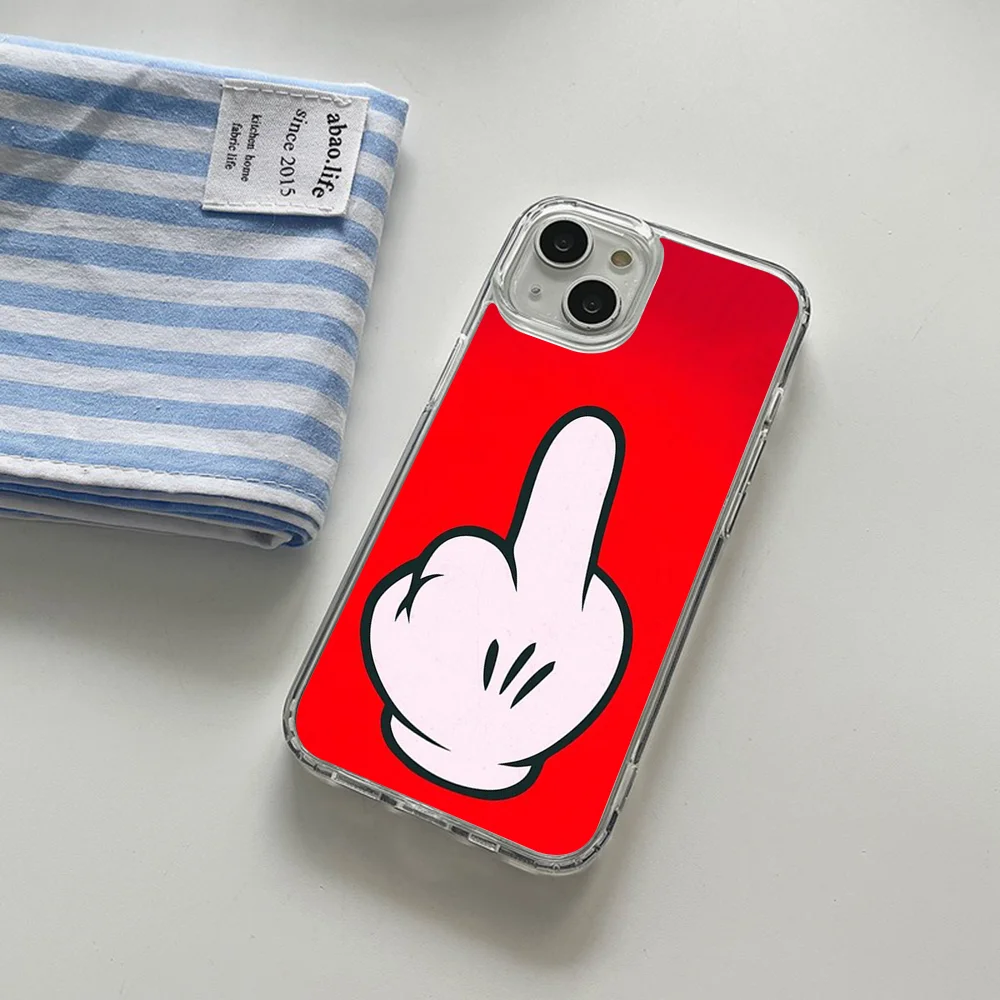 Cartoon Middle Finger Phone Case Magsafe for iPhone 16 14 13 12 15 Pro Max X XR XS Plus Soft Clear Tpu Cover
Cartoon Middle Finger Phone Case Magsafe for iPhone 16 14 13 12 15 Pro Max X XR XS Plus Soft Clear Tpu Cover