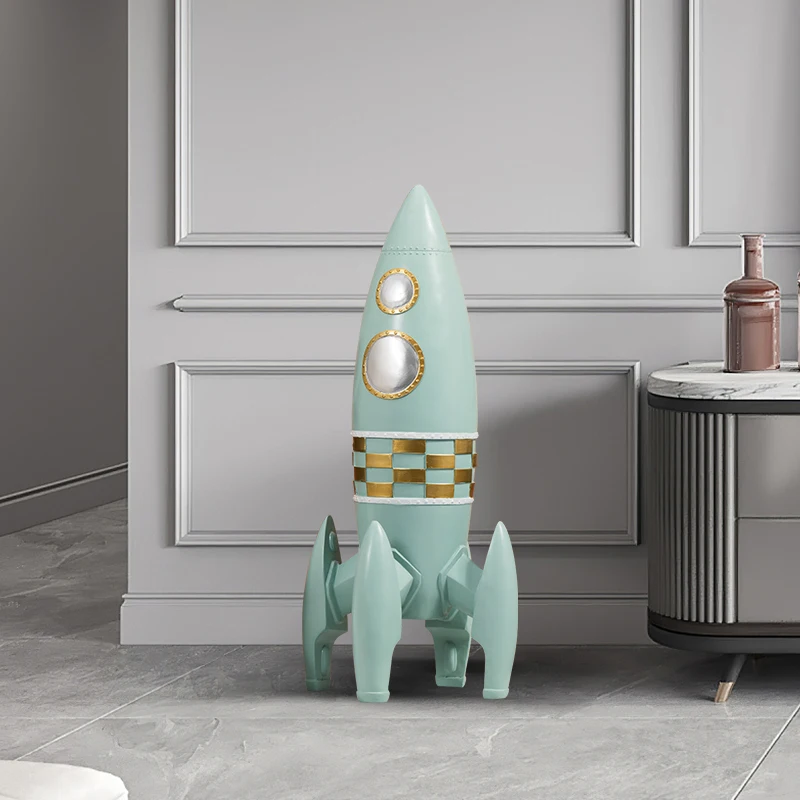 Home Decor Space Decorative Rocket Floor Decoration in Living Room Figurines for Interior Ornament of Resin Lobby Sculptures
Home Decor Space Decorative Rocket Floor Decoration in Living Room Figurines for Interior Ornament of Resin Lobby Sculptures
