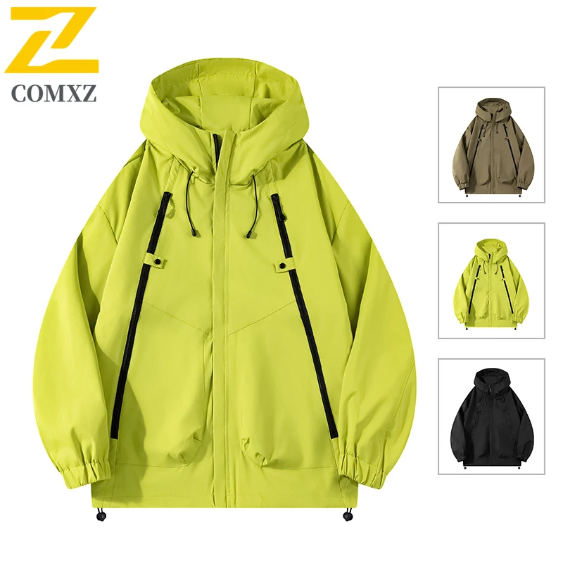 2025 New Hiking Jacket Men's Outdoor Trendy Running Soft Shell Waterproof Windbreaker Casual Camping Work Hooded Coat Work Wear
2025 New Hiking Jacket Men's Outdoor Trendy Running Soft Shell Waterproof Windbreaker Casual Camping Work Hooded Coat Work Wear