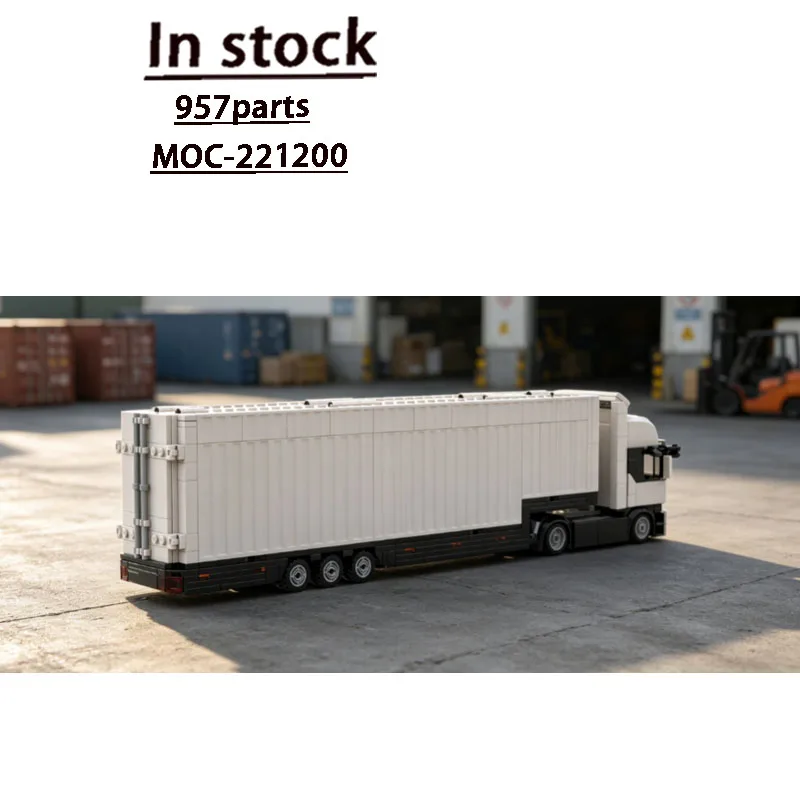 MOC-221200NewCargoTruck Low Deck Tractor and Double Decker Building Blocks Model957PartsMOC Creative BoysKids Birthday Toy Gifts
MOC-221200NewCargoTruck Low Deck Tractor and Double Decker Building Blocks Model957PartsMOC Creative BoysKids Birthday Toy Gifts