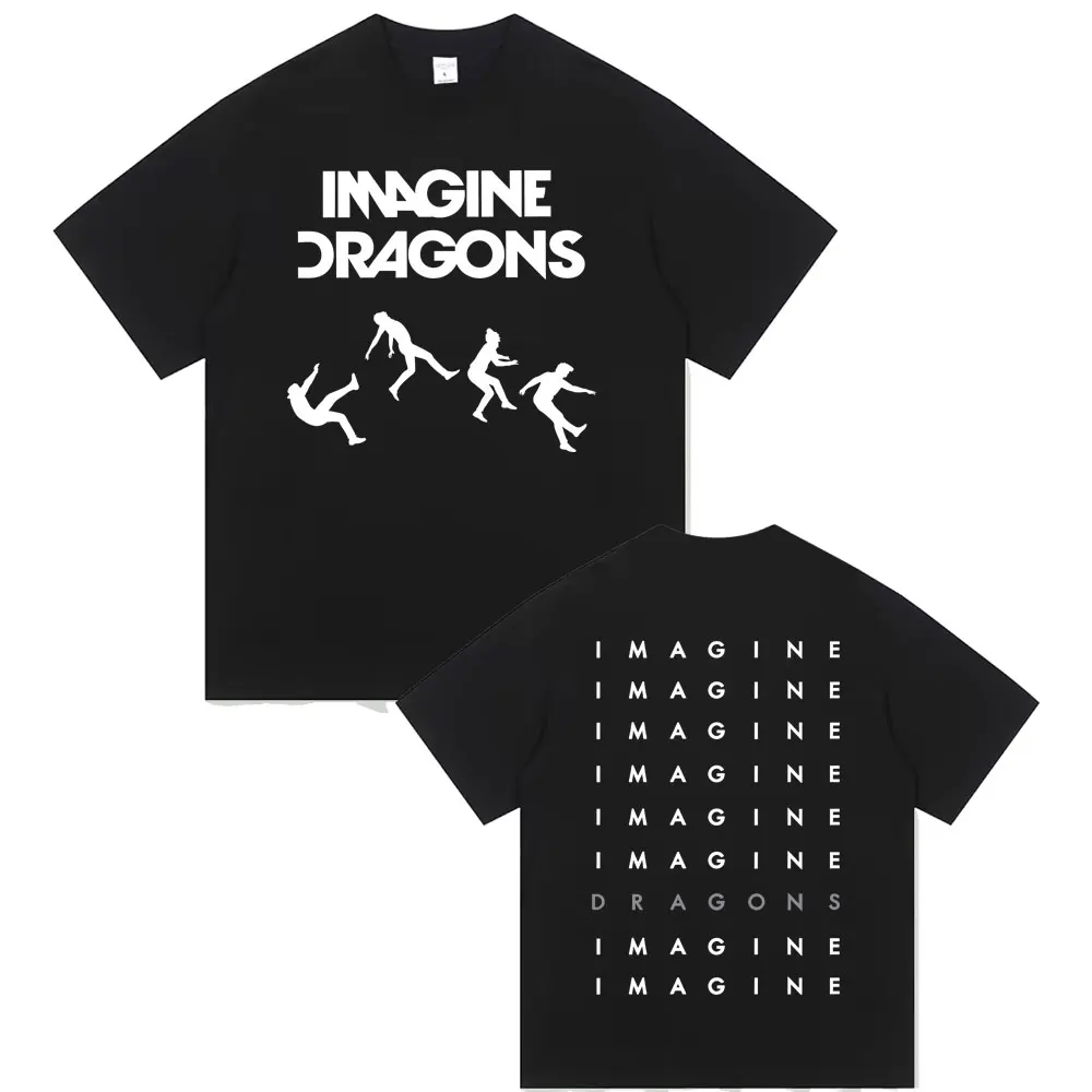 Rock Band Imagine Dragons Graphic Print T-shirt Men Women Gothic Vintage Oversized T-shirts Unisex Casual 100% Cotton T Shirts
Rock Band Imagine Dragons Graphic Print T-shirt Men Women Gothic Vintage Oversized T-shirts Unisex Casual 100% Cotton T Shirts