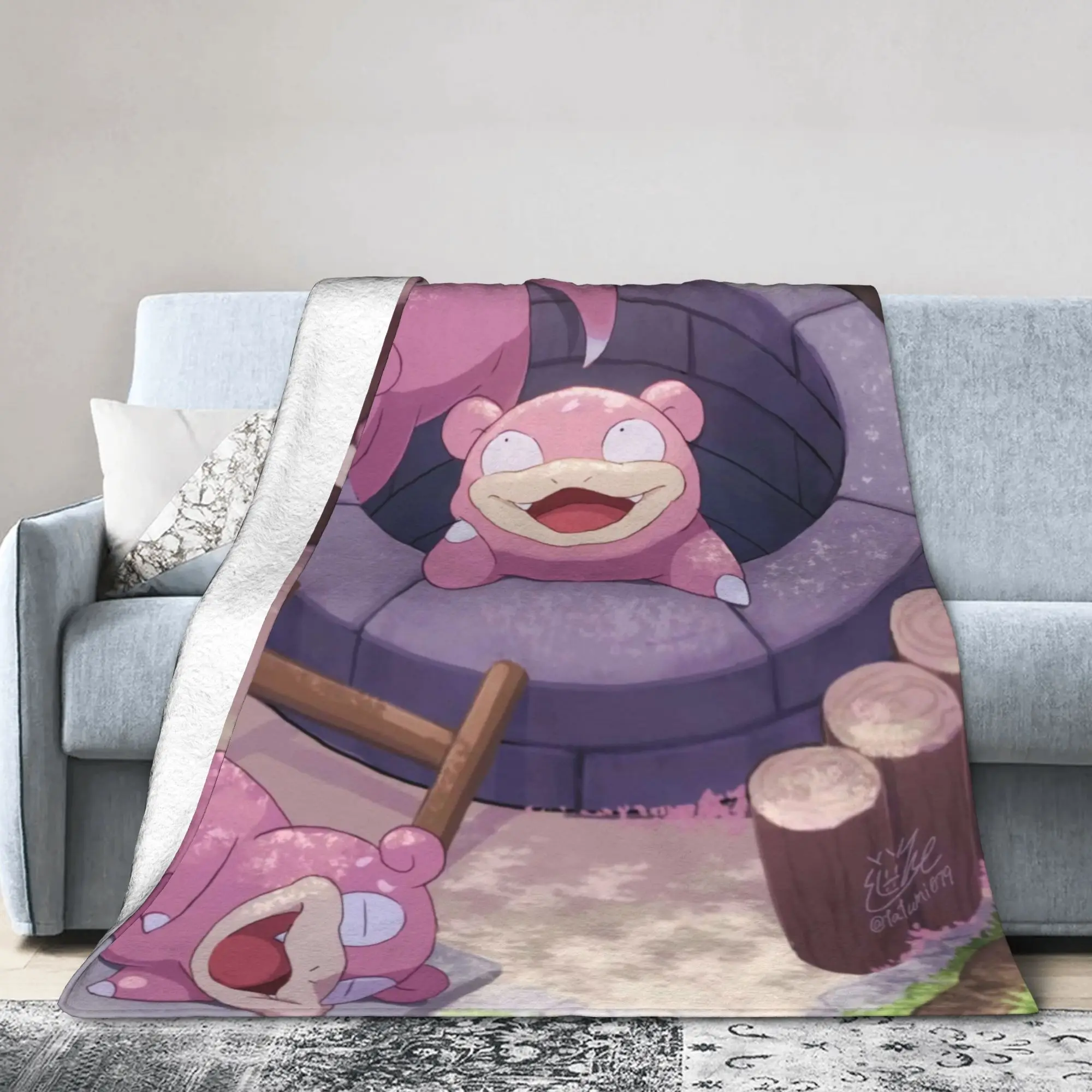 Soft Warm BlanketsChild Decorative Pokemon Slowpoke Bedding Throws Flannel Bedspread For Living Room Pattern Sofa Bed Cover
Soft Warm BlanketsChild Decorative Pokemon Slowpoke Bedding Throws Flannel Bedspread For Living Room Pattern Sofa Bed Cover