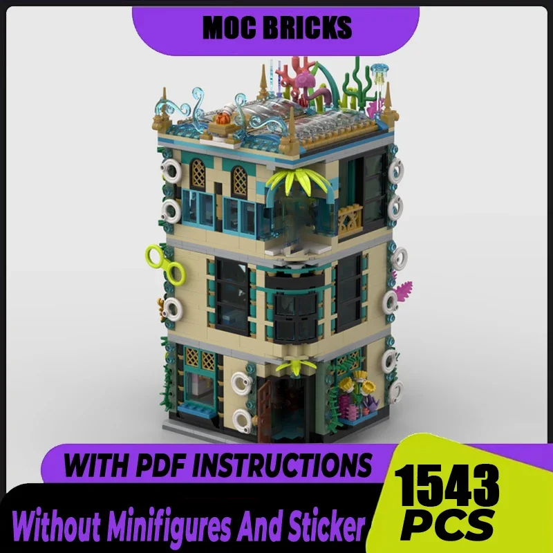Street View Model Moc Building Blocks Crab Ocean Themed Bar Model Technology Brick DIY Assembly Construction Toy Gifts
Street View Model Moc Building Blocks Crab Ocean Themed Bar Model Technology Brick DIY Assembly Construction Toy Gifts