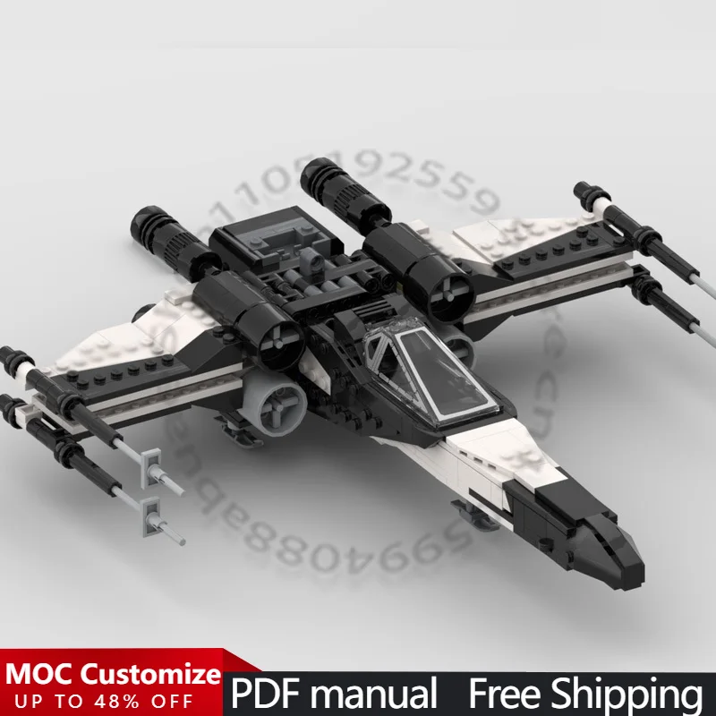 531 PCS Minifigure Scale Partisan Starfighter MOC Customize Modular Building Block Model Creative Design DIY Toy Christmas Gift
531 PCS Minifigure Scale Partisan Starfighter MOC Customize Modular Building Block Model Creative Design DIY Toy Christmas Gift