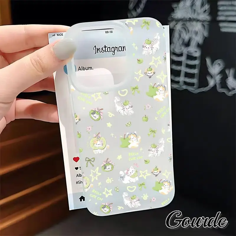 Gourde Tomato Pattern GreenApple Cute Cat Bow Stars Phone Case for iPhone 17 16 15 14 13 12 11 Pro Max Y2K Sweet Soft Cover
Gourde Tomato Pattern GreenApple Cute Cat Bow Stars Phone Case for iPhone 17 16 15 14 13 12 11 Pro Max Y2K Sweet Soft Cover