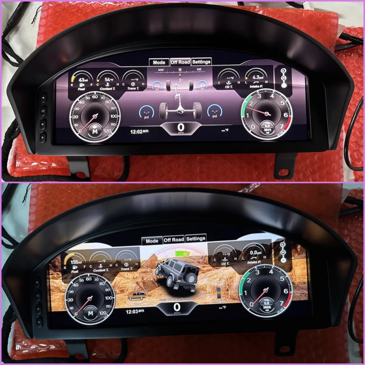 12.3inch for Land Rover Defender Digital Cluster LCD Instrument Panel Car Virtual Instrument Panel LCD Instrument Led