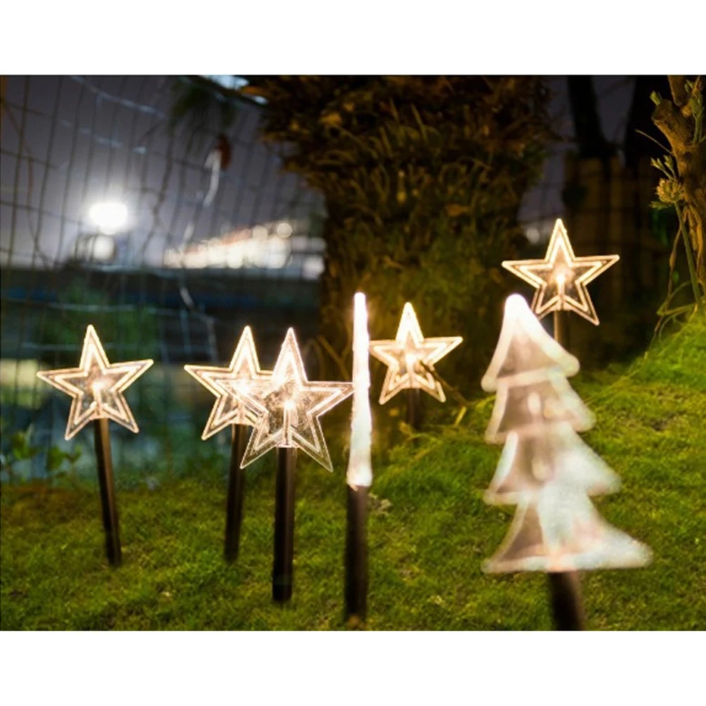Christmas Tree Lights Outdoor Lawn Ground Plug Landscape Pentagram White Lamp Garden
Christmas Tree Lights Outdoor Lawn Ground Plug Landscape Pentagram White Lamp Garden