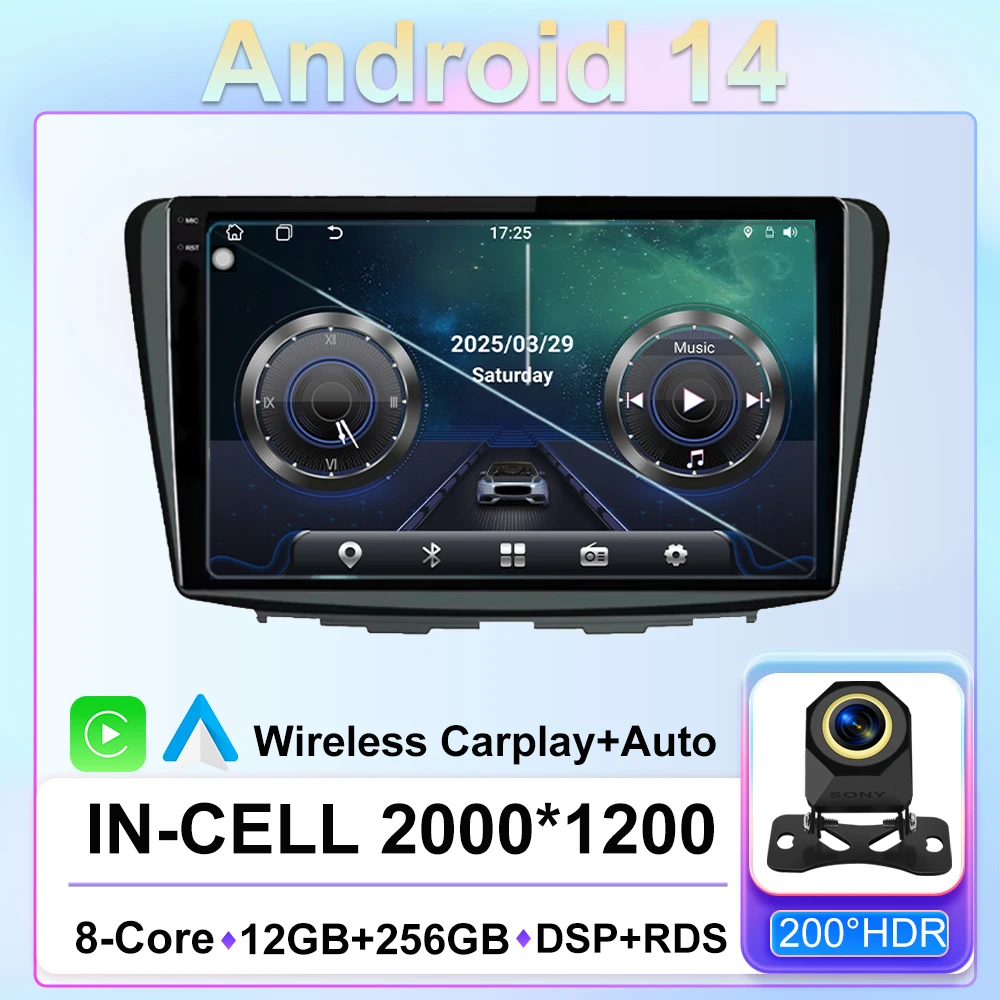 CAR For Suzuki Kizashi 2010-2011 Android 14 AutoRadio Stereo Multimedia Player GPS Navigation WIFI BT GLAD Carplay No 2 din DVD
CAR For Suzuki Kizashi 2010-2011 Android 14 AutoRadio Stereo Multimedia Player GPS Navigation WIFI BT GLAD Carplay No 2 din DVD