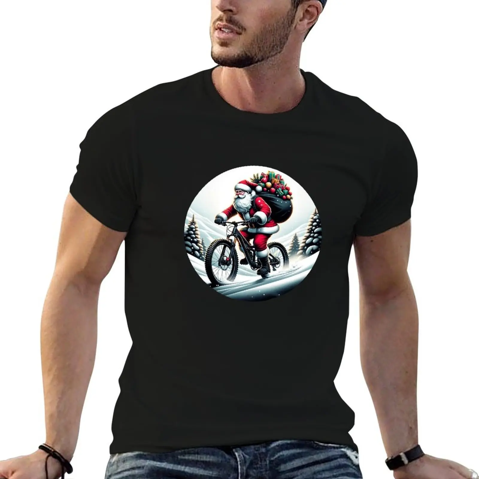 Santa Downhill: Mountain Bike Adventure T-Shirt essential t shirt t shirts for man graphic tees funny t shirts cotton T-shirt
Santa Downhill: Mountain Bike Adventure T-Shirt essential t shirt t shirts for man graphic tees funny t shirts cotton T-shirt