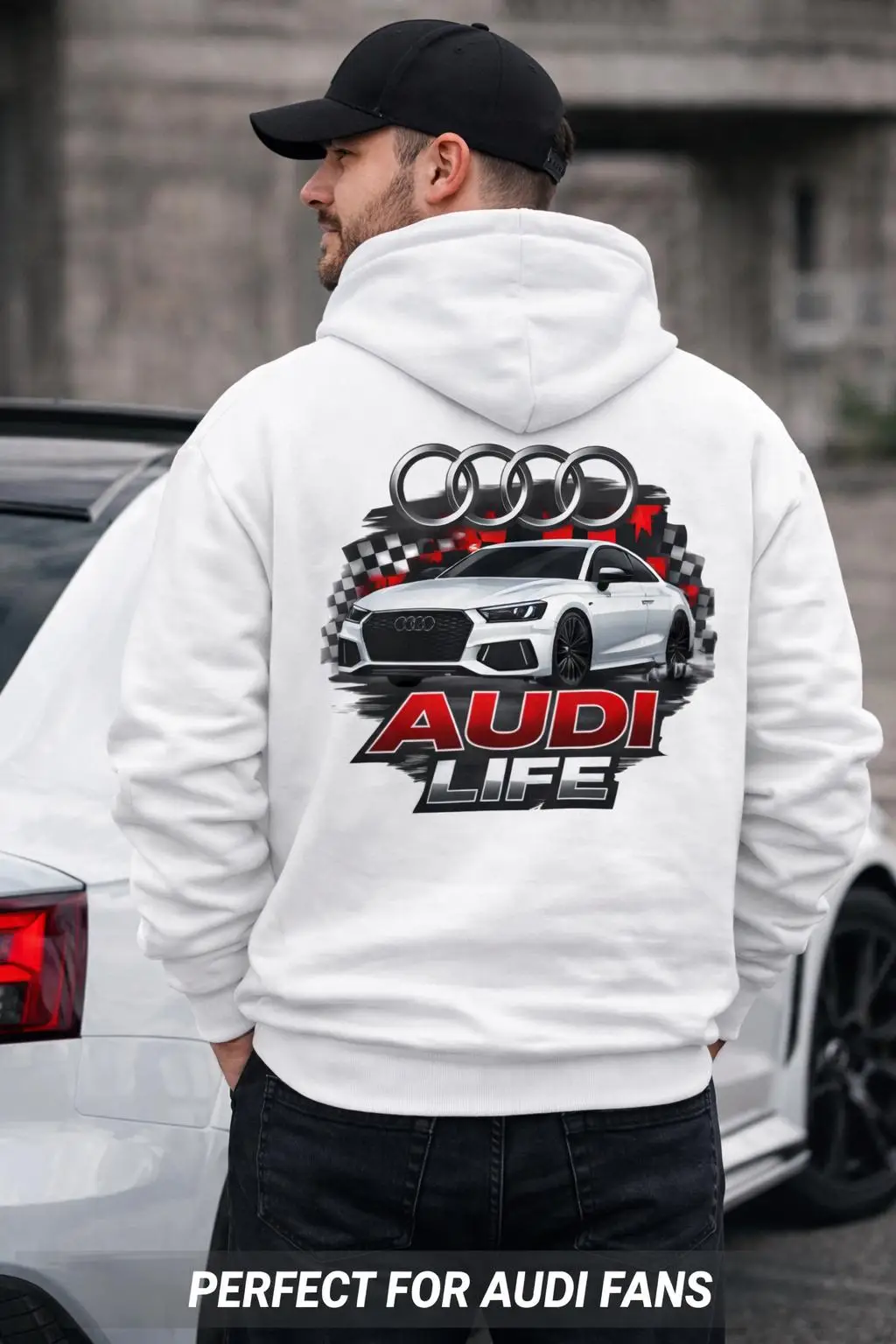 Толстовка с капюшоном в стиле Audi, худи с гоночной тематикой, подарочная толстовка для любителей автоспорта
Толстовка с капюшоном в стиле Audi, худи с гоночной тематикой, подарочная толстовка для любителей автоспорта
