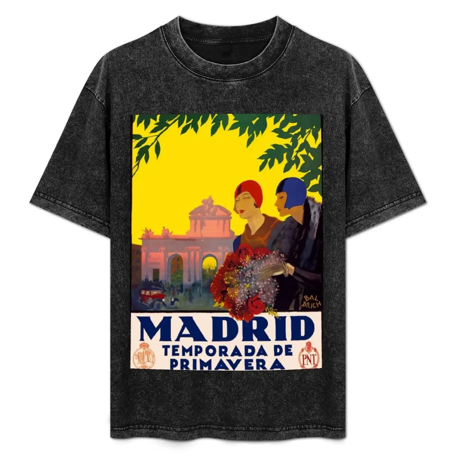 Madrid Temporada de Primavera - Vintage Travel Art Poster T-Shirt man t shirt Personalized t-shirt men t shirt
Madrid Temporada de Primavera - Vintage Travel Art Poster T-Shirt man t shirt Personalized t-shirt men t shirt