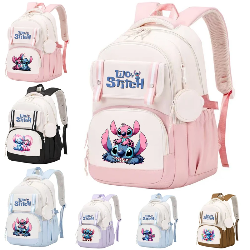 Рюкзак Disney Lilo Stitch для девочек, студенческий детский рюкзак для подростков, женские повседневные школьные сумки, детский милый водонепроницаемый рюкзак
Рюкзак Disney Lilo Stitch для девочек, студенческий детский рюкзак для подростков, женские повседневные школьные сумки, детский милый водонепроницаемый рюкзак
