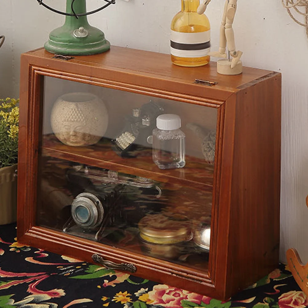 Solid Wood Flip Storage Cabinet Desktop Small Display Crafts Model Stand Acrylic Shelf Wooden Rack
Solid Wood Flip Storage Cabinet Desktop Small Display Crafts Model Stand Acrylic Shelf Wooden Rack