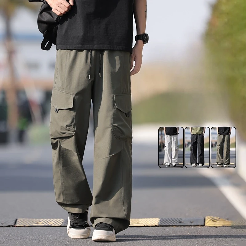 Korean Streetwear Hip Hop Joggers Cargo Pants Men Multi-Pocket Elastic Waist Harem Trousers Man Harajuku Casual Woman Sweatpants
Korean Streetwear Hip Hop Joggers Cargo Pants Men Multi-Pocket Elastic Waist Harem Trousers Man Harajuku Casual Woman Sweatpants