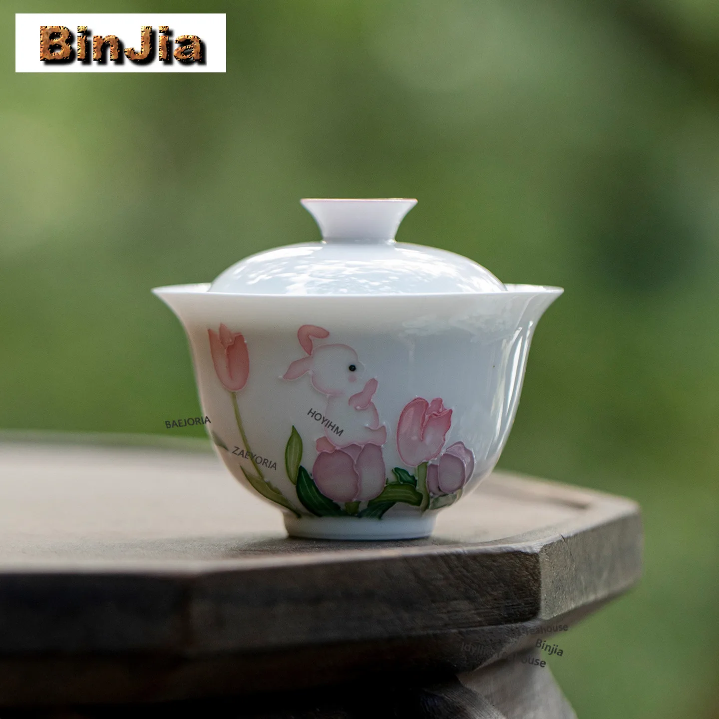 110ml Hand-painted Tulip Cute Rabbit Gaiwan Retro Tea Tureen Tea Bowl With Lid Kit Tea Maker Cover Bowl For Tea Supplies Gift
110ml Hand-painted Tulip Cute Rabbit Gaiwan Retro Tea Tureen Tea Bowl With Lid Kit Tea Maker Cover Bowl For Tea Supplies Gift