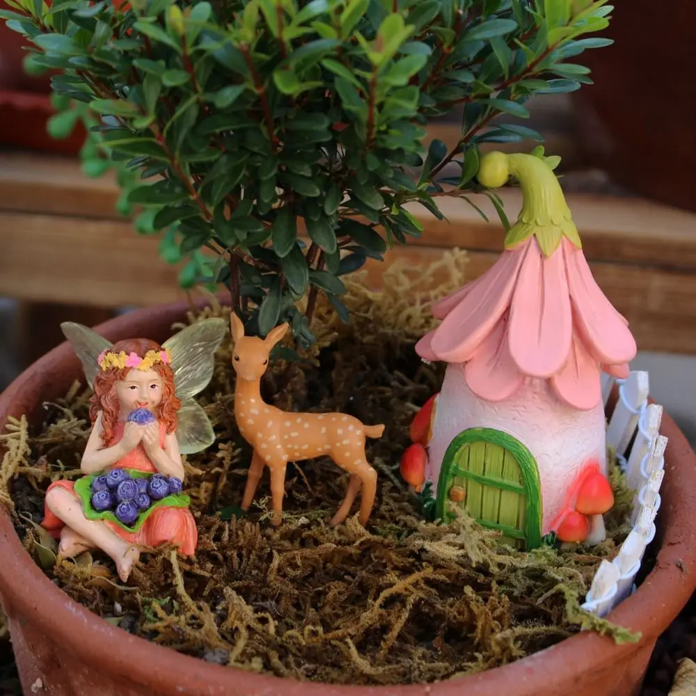 4pcs Crafts Resin Fairy Elf Ornament Cute Waterproof Garden Statue Creative Handicraft Flower Fairy Plugin Set Car
4pcs Crafts Resin Fairy Elf Ornament Cute Waterproof Garden Statue Creative Handicraft Flower Fairy Plugin Set Car