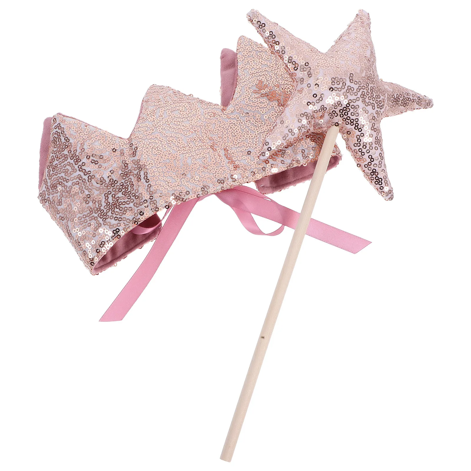 1Set Children Party Decoration Princess Wand Glitter Fairy Props Birthday Stage Performance Costume Accessories
1Set Children Party Decoration Princess Wand Glitter Fairy Props Birthday Stage Performance Costume Accessories