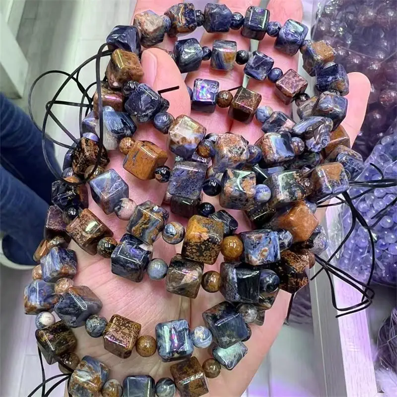8MM Natural Peter Stone Cube Bracelet Jewelry Adjustable Chain Quartz Crystal Stone Bangle For Women Gift 1pcs
8MM Natural Peter Stone Cube Bracelet Jewelry Adjustable Chain Quartz Crystal Stone Bangle For Women Gift 1pcs