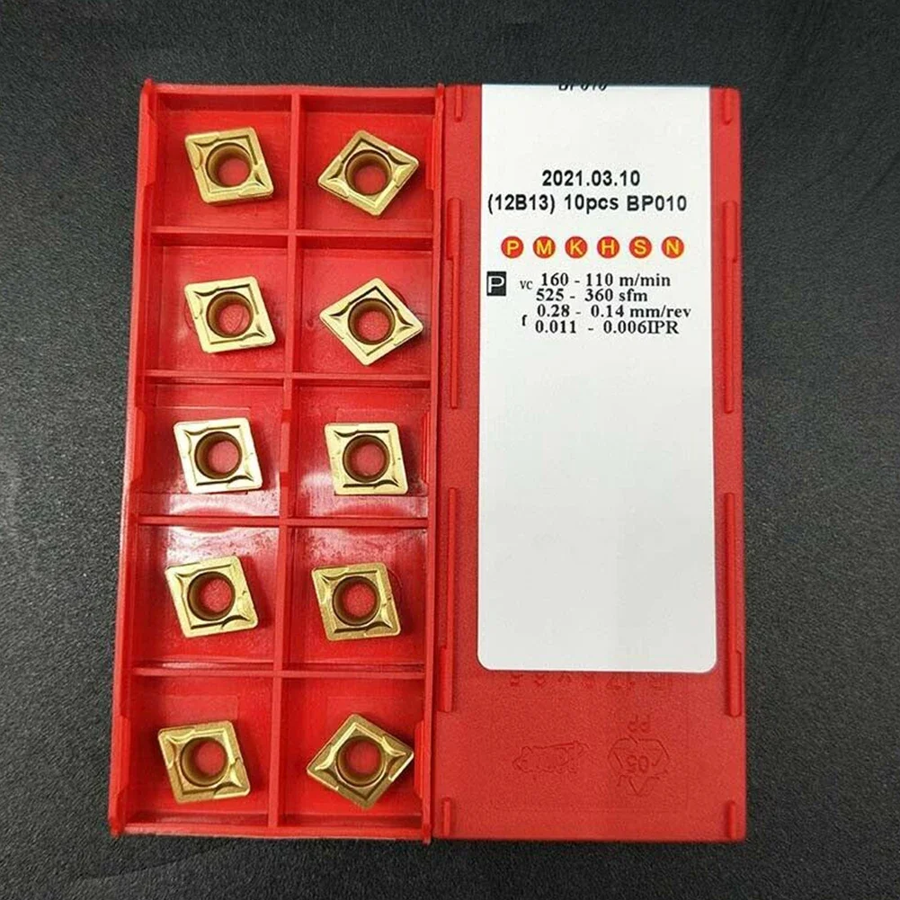 Tool Carbide Insert Machining Practical Versatile Cutting Lathe Multifunction 10pcs BP010 CCMT09T308 CCMT32.52
Tool Carbide Insert Machining Practical Versatile Cutting Lathe Multifunction 10pcs BP010 CCMT09T308 CCMT32.52