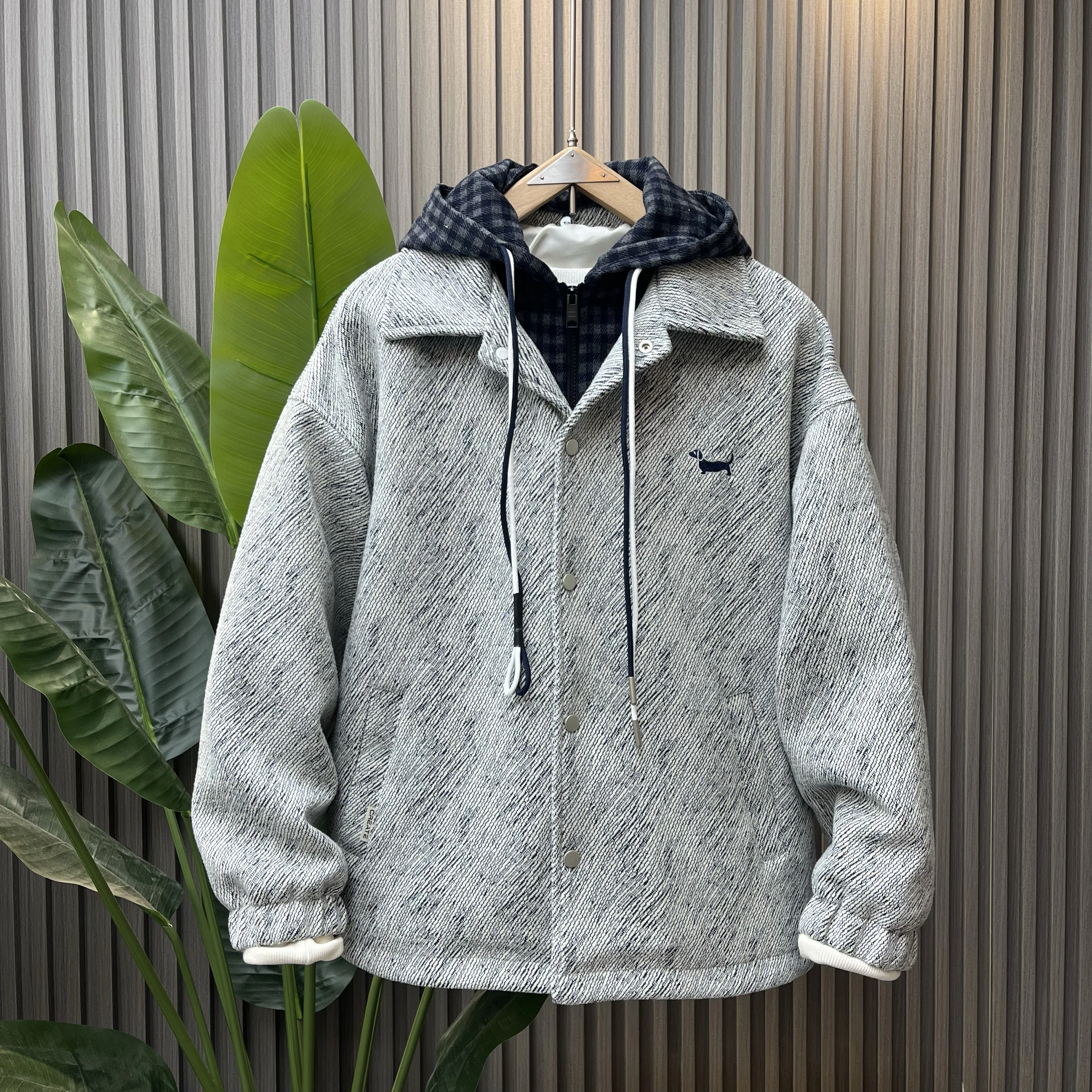 American Retro Detachable Hat Jaet Loose Fit Youthful Sli Spring New Arrival Men's Casual Outerwear Polyester Fiber
American Retro Detachable Hat Jaet Loose Fit Youthful Sli Spring New Arrival Men's Casual Outerwear Polyester Fiber