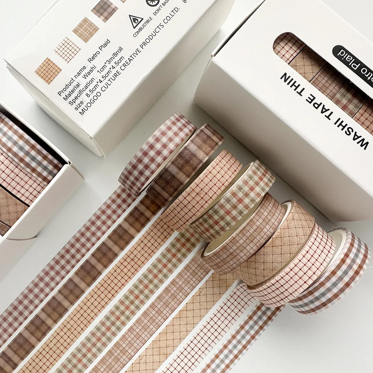 Retro Washi Tape Set 8 Rolls Skinny Vintage Decorative Adhesive Masking Tapes Decoration Stickers for Art DIY Journals A7830
Retro Washi Tape Set 8 Rolls Skinny Vintage Decorative Adhesive Masking Tapes Decoration Stickers for Art DIY Journals A7830