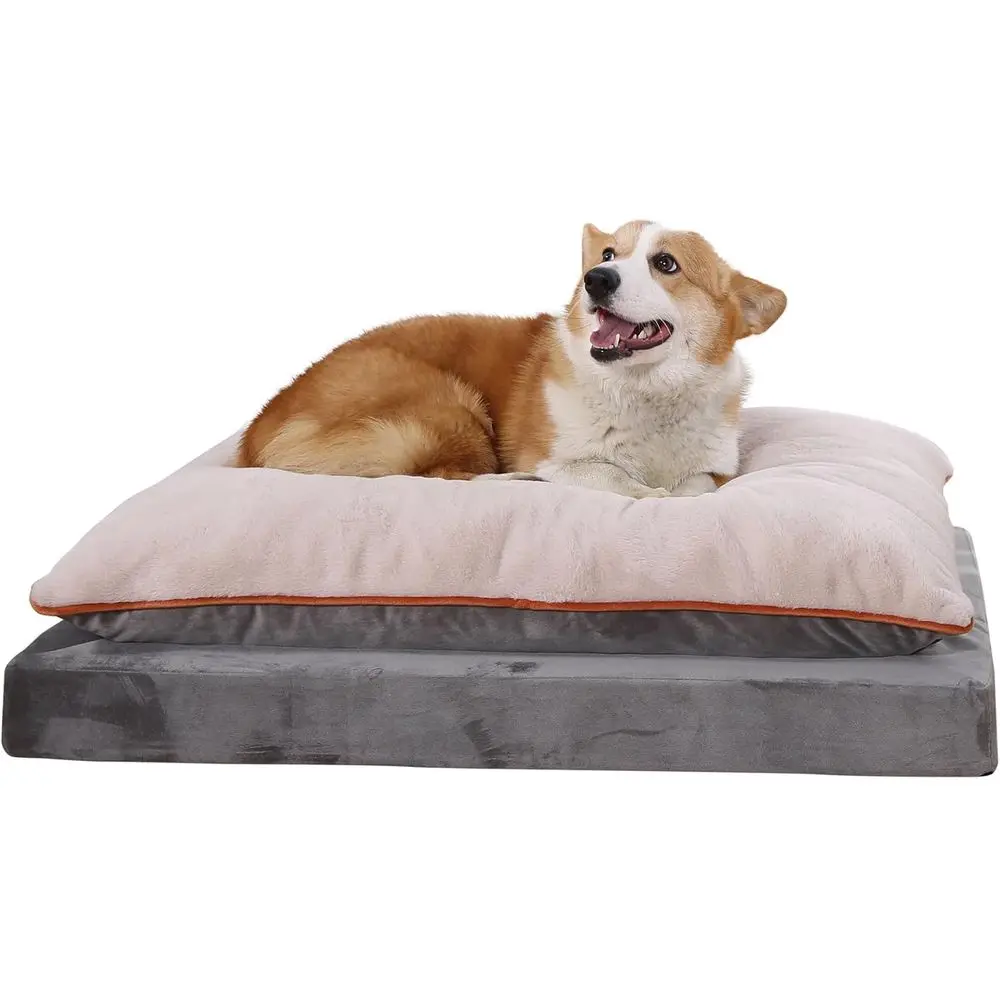 Cooling Gel Memory Foam Dog Bed - Pure Support, Anti-Slip, Washable Cover, XL Grey
Cooling Gel Memory Foam Dog Bed - Pure Support, Anti-Slip, Washable Cover, XL Grey