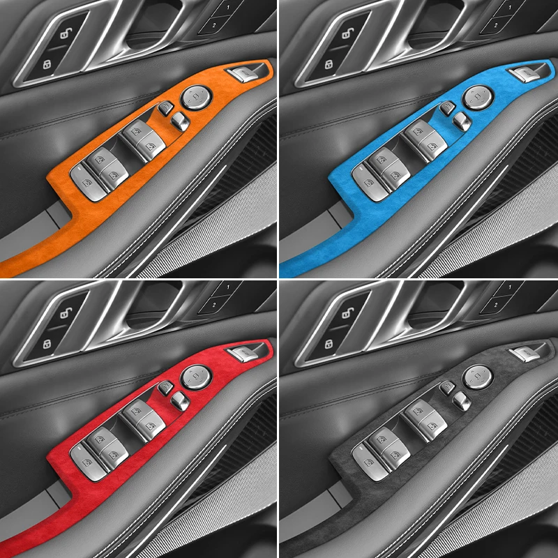 Made of Alcantara For BMW X5 G08 Car Windows Control Panel Decorative Strips Frame Trim Sticker Interior Tuning Accessories
Made of Alcantara For BMW X5 G08 Car Windows Control Panel Decorative Strips Frame Trim Sticker Interior Tuning Accessories