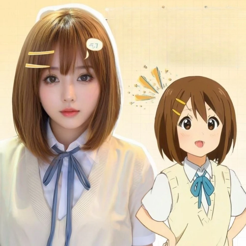 Yui Hirasawa K-ON! Ash Blonde Bob Cosplay Wig Heat Resistant Synthetic Hair Anime Props for Role Play Halloween Party
Yui Hirasawa K-ON! Ash Blonde Bob Cosplay Wig Heat Resistant Synthetic Hair Anime Props for Role Play Halloween Party