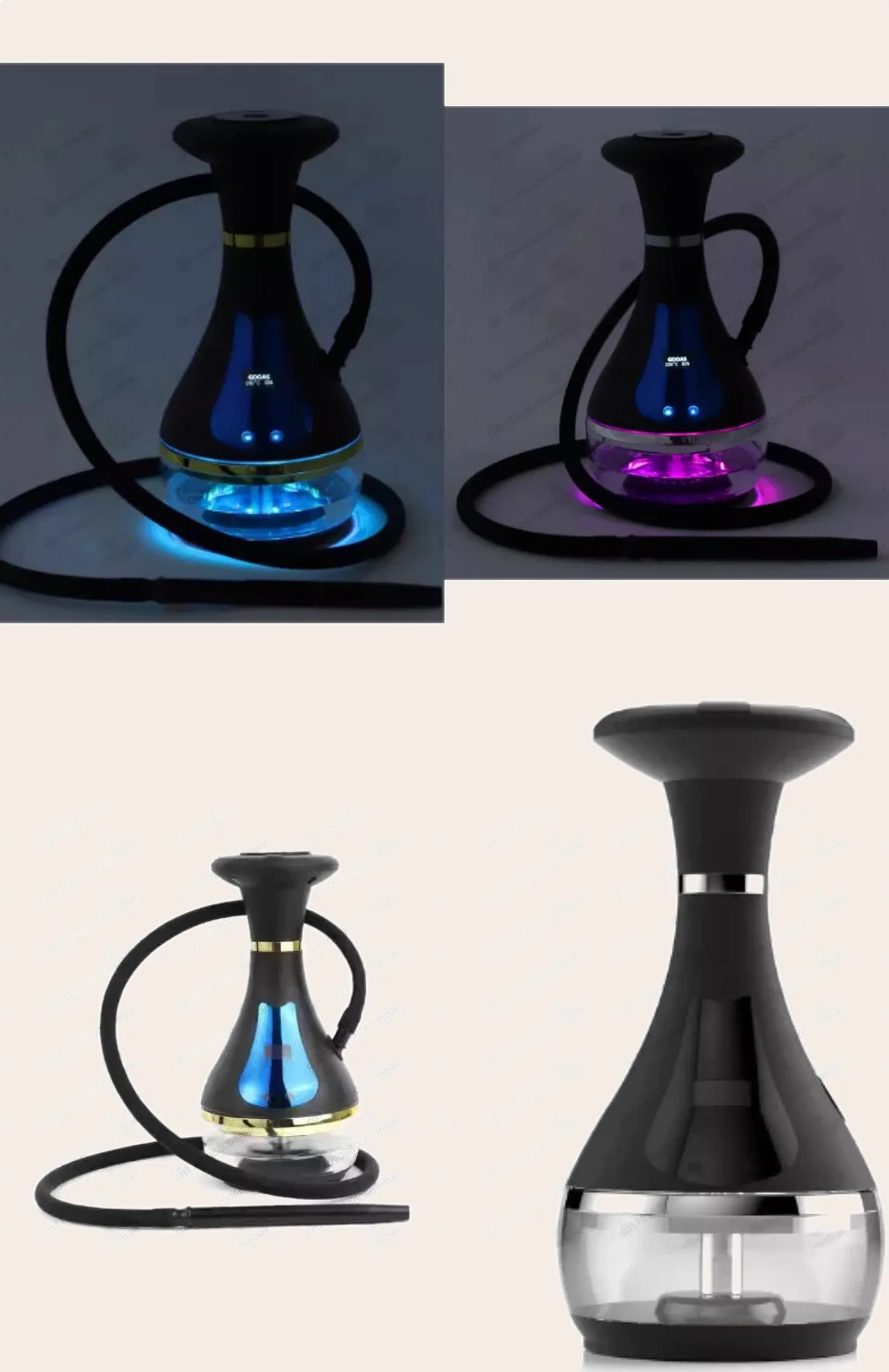 Electronic Hookah Rechargeable Smart LED E-Shisha Vape Pen E-Vaporizer Device
Electronic Hookah Rechargeable Smart LED E-Shisha Vape Pen E-Vaporizer Device