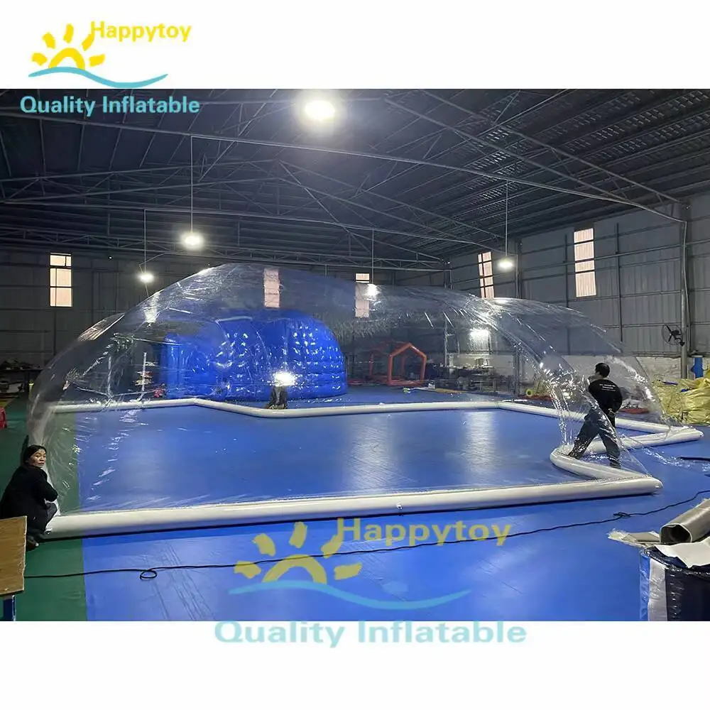 Airtight Clear Inflatable Swimming Pool Cover Inflatable Water Pool Dome Tent
Airtight Clear Inflatable Swimming Pool Cover Inflatable Water Pool Dome Tent