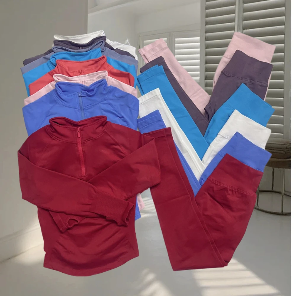 Long Sleeve Impact Half Zippy Gym Top leggings Running Shirt Women Yoga outfits Sports clothing Gym Fitness Workout pants set
Long Sleeve Impact Half Zippy Gym Top leggings Running Shirt Women Yoga outfits Sports clothing Gym Fitness Workout pants set