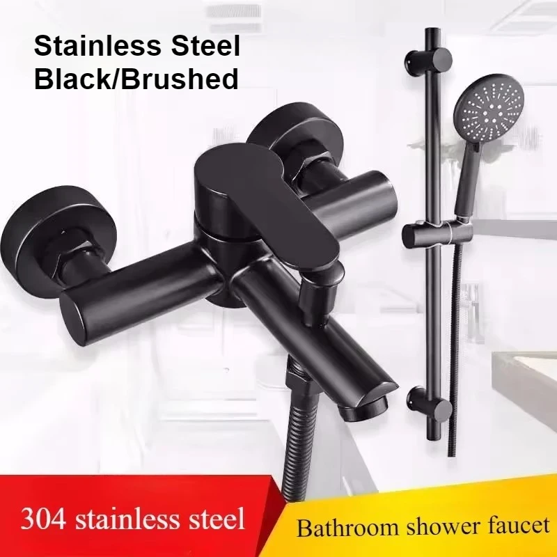 Bathtub Faucet Stainless Steel Shower Shower Faucet Into The Wall Bathroom Dual Mixed Water Valve Hidden Hot and Cold Tap
Bathtub Faucet Stainless Steel Shower Shower Faucet Into The Wall Bathroom Dual Mixed Water Valve Hidden Hot and Cold Tap